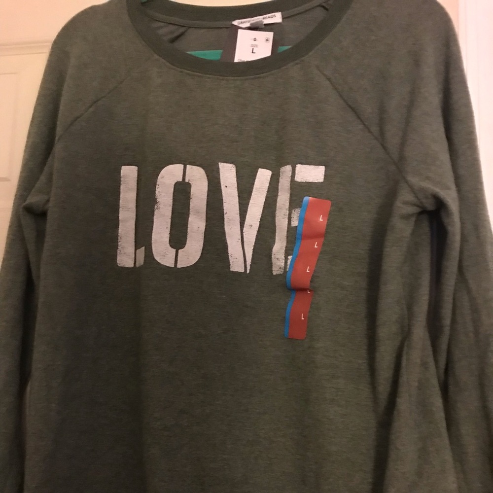 Green LOVE Sweatshirt